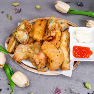 Rau củ chiên bột