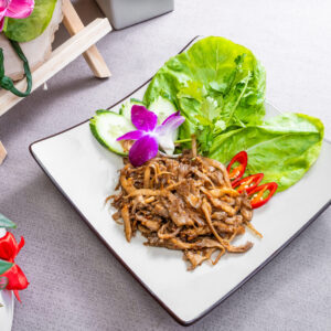 Nấm bào ngư xào xả ớt